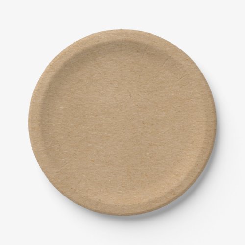 Rustic Kraft Simple Stylish Boho Paper Plates