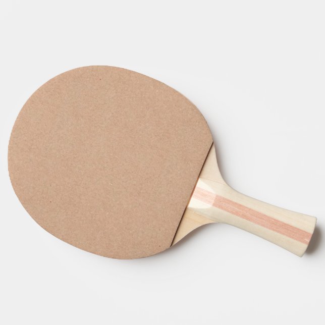 Rustic Kraft Style Ping Pong Paddle (Side)