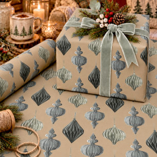 Rustic Kraft Vintage Scandinavian Paper Ornaments