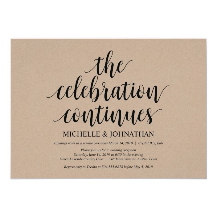 wedding party invites