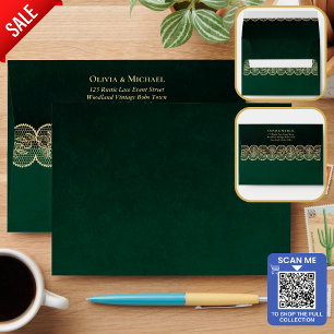 Rustic Lace Envelope