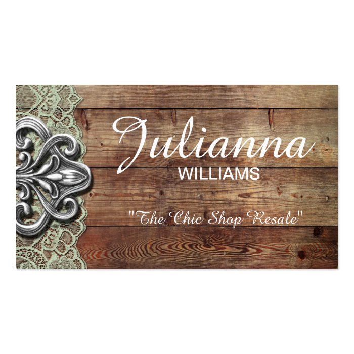 rustic lace shabby chic business cards zazzle rustic lace shabby chic business cards zazzle