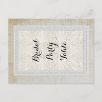 Rustic Lace w Aged Vintage Linen Country EleganceM