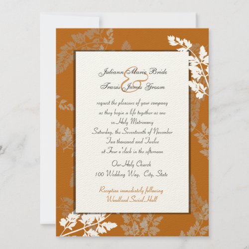 Rustic Lace Wedding Personalized Announcements