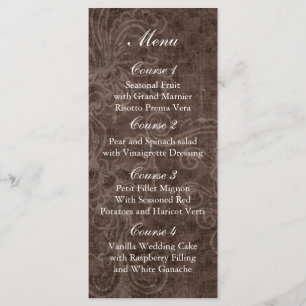 Rustic Lace Wrapped Mason Jar Wedding Program