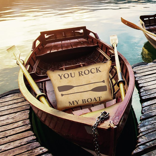 Rustic Lake house Home Decor Outdoor Pillow (Creator Uploaded)