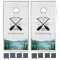 Rustic Lake House Themed Family Cornhole Set