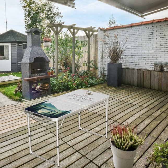 Rustic Lake House Themed Family Ping Pong Table (Creator Uploaded)