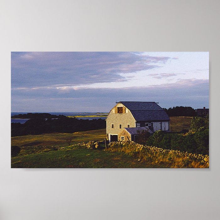 Rustic Land and Sea Scape Print