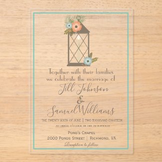 Rustic Lantern Floral 