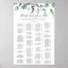 Rustic Lavender Alphabetical Seating Chart