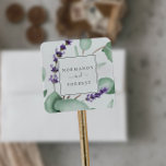 Rustic Lavender and Eucalyptus Envelope Seals<br><div class="desc">These rustic lavender and eucalyptus envelope seals are perfect for a simple and elegant outdoor wedding. The floral design features watercolor eucalyptus leaves and greenery with sprigs of purple wildflowers. Personalize the label with the names of the bride and groom.</div>