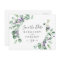 Rustic Lavender Circle Save the Date Postcard