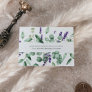 Rustic Lavender & Eucalyptus Wedding Website RSVP Enclosure Card