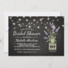 Rustic Lavender Mason Jar Lights Bridal Shower