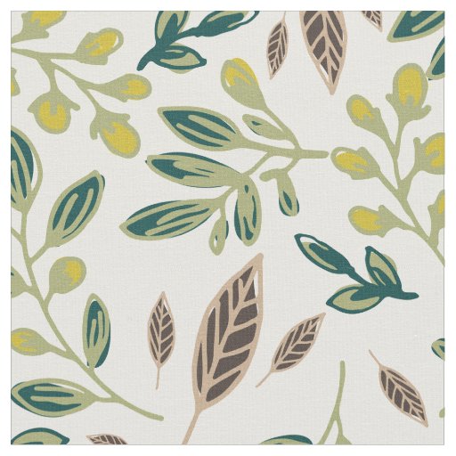 Rustic Leaves Fabric