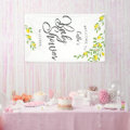 Rustic Lemon Baby Shower Welcome Banner | Zazzle