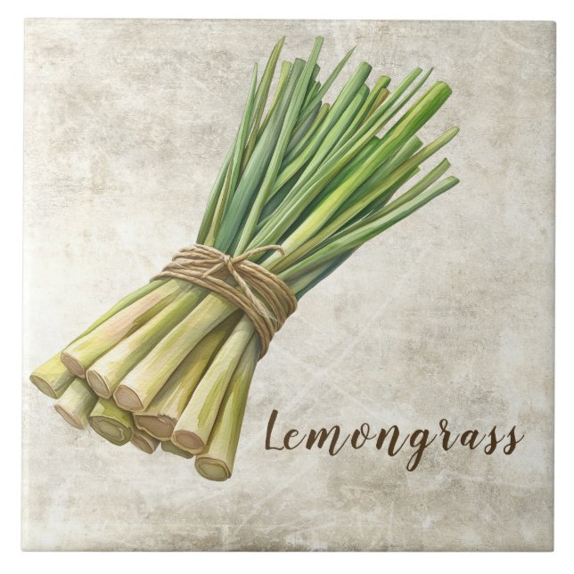 Rustic Lemon Grass Faux Ceramic Tile (Front)