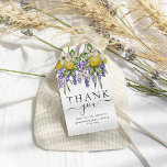 Rustic Lemons & Lavender Bridal Shower Favor Gift Gift Tags<br><div class="desc">Our favor tags, featuring charming watercolor illustrations of lemons and lavender, provide the perfect finishing touch for your bridal shower favors. Ideal for rustic, garden, or botanical-themed events, these custom tags add a delightful pop of color and elegance. Personalize them for weddings, bridal showers, or any special occasion to create...</div>