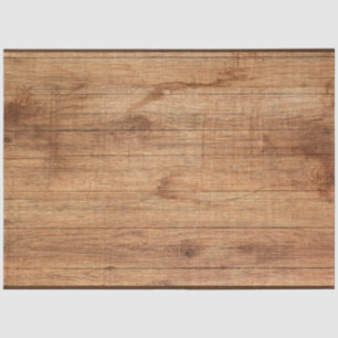 Rustic Light Wood Tone Tissue Paper