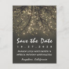 Rustic Lighted Tree Branch Save The Date Cards