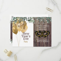 Rustic Lights & Wood New Year's Party