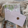 Rustic Lilac | Lavender Wedding Invitation Envelope
