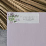 Rustic Lilac Return Address Label
