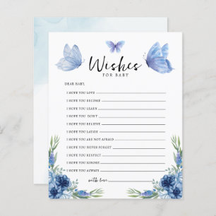 Rustic Little Butterfly Flowers Wishes Game