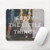 Rustic Little Things Photo Mousepad (With Mouse)