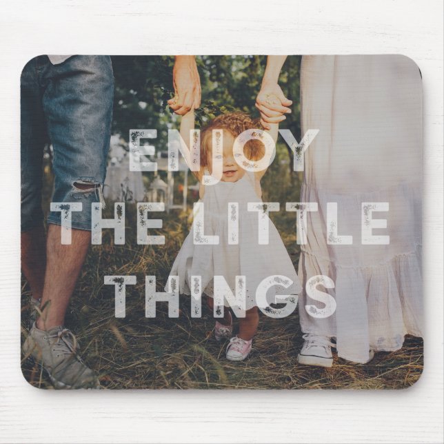 Rustic Little Things Photo Mousepad (Front)