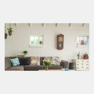 Rustic Living Room Zoom background