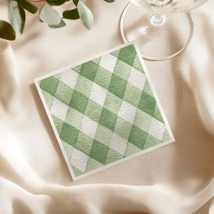 Rustic Locally Grown Neutral Sprout Baby Shower Napkins