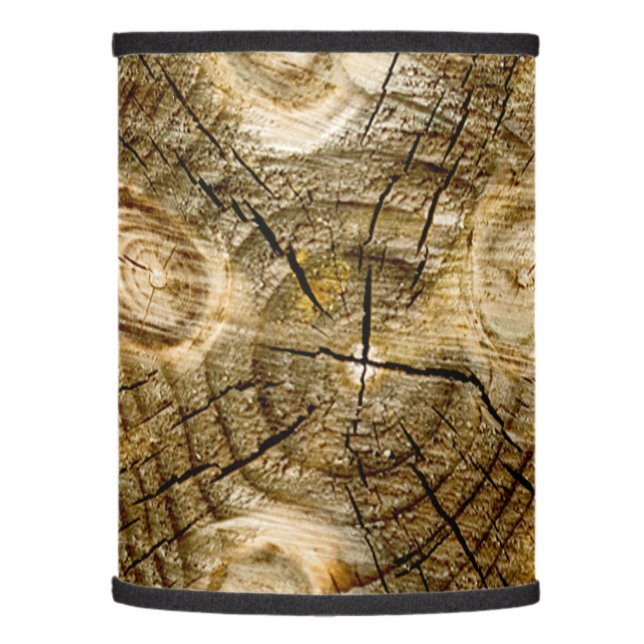 Rustic Log Roll Lamp Shade (Left)