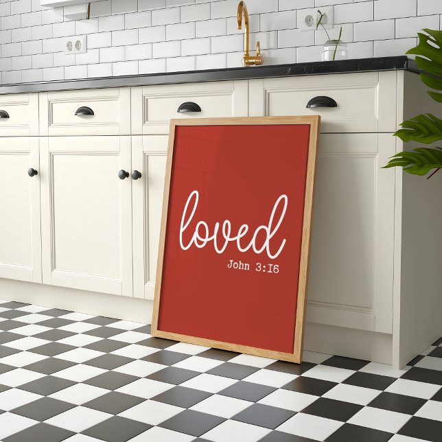 Rustic Love Faith Quote minimalist Poster (Creator Uploaded)