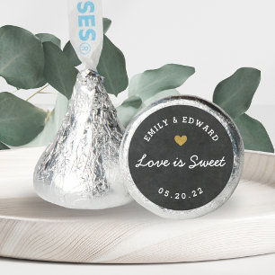 Rustic Love is Sweet Chocolate Wedding Hershey®'s Kisses®