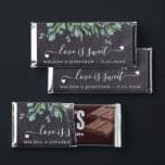 Rustic Love is Sweet Eucalyptus Chalkboard Wedding Hershey Bar Favors<br><div class="desc">Add the finishing touch to your wedding with these eucalyptus greenery wedding hershey bars. Perfect as wedding favors to all your guests . Customize these wedding favors with your with names and date. See our wedding collection for matching wedding favors, newlywed gifts, and just married keepsakes. COPYRIGHT © 2022 Judy...</div>