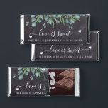 Rustic Love is Sweet Eucalyptus Chalkboard Wedding Hershey Bar Favors<br><div class="desc">Add the finishing touch to your wedding with these eucalyptus greenery wedding hershey bars. Perfect as wedding favors to all your guests . Customize these wedding favors with your with names and date. See our wedding collection for matching wedding favors, newlywed gifts, and just married keepsakes. COPYRIGHT © 2022 Judy...</div>