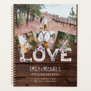 Rustic Love Lilac Wedding Bridal Shower Photos Planner