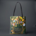 Rustic Love Trees Wedding Bridesmaid Gift Tote Bag<br><div class="desc">Colorful circles on rustic trees illustrated on custom Bags. Unique wedding gift items for maid of honor,  bridesmaids,  mother of the bride and/or mother of the groom. ((You can find the matching wedding essentials & favors in this store,  Bridal Heaven. Contact ujean4791@gmail.com for custom work and/or coordinating wedding stationery.))</div>