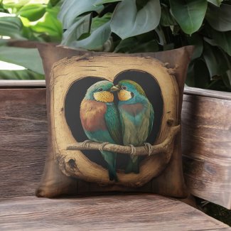 Rustic Lovebirds 