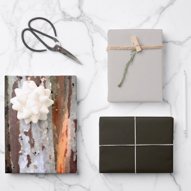 Rustic Lumber design 1 Wrapping Paper Sheets (Front)