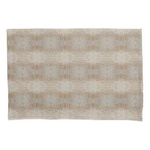 Rustic Luxe Psychedelic Faux Shearling Pattern Pillow Case