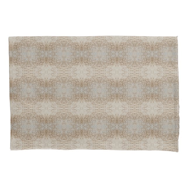 Rustic Luxe Psychedelic Faux Shearling Pattern Pillow Case (Front)
