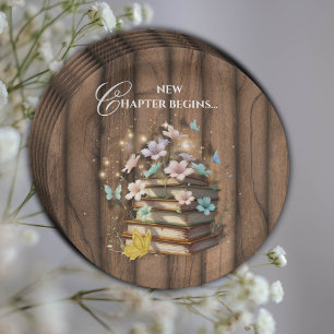 Rustic Magical Storybooks Baby Shower  Paper Plates