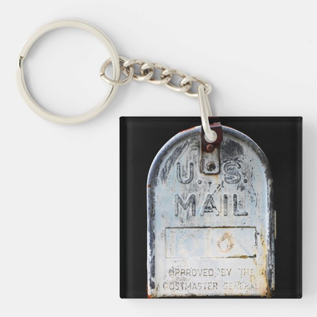 Rustic Mailbox Keychain (Front)