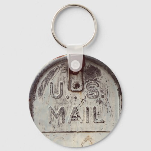 Rustic Mailbox  Keychain