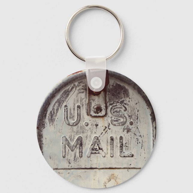 Rustic Mailbox  Keychain (Front)