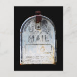Rustic Mailbox Portrait Postcard