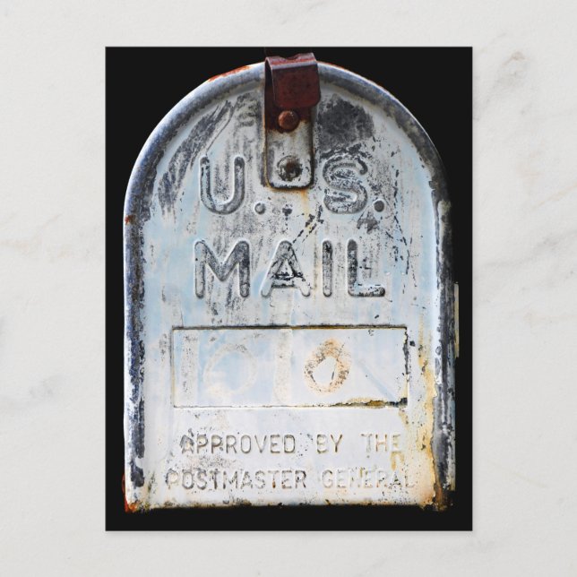 Rustic Mailbox Postcard (Front)
